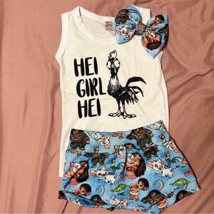Hei Girl Hei Tank and Moana Bummies